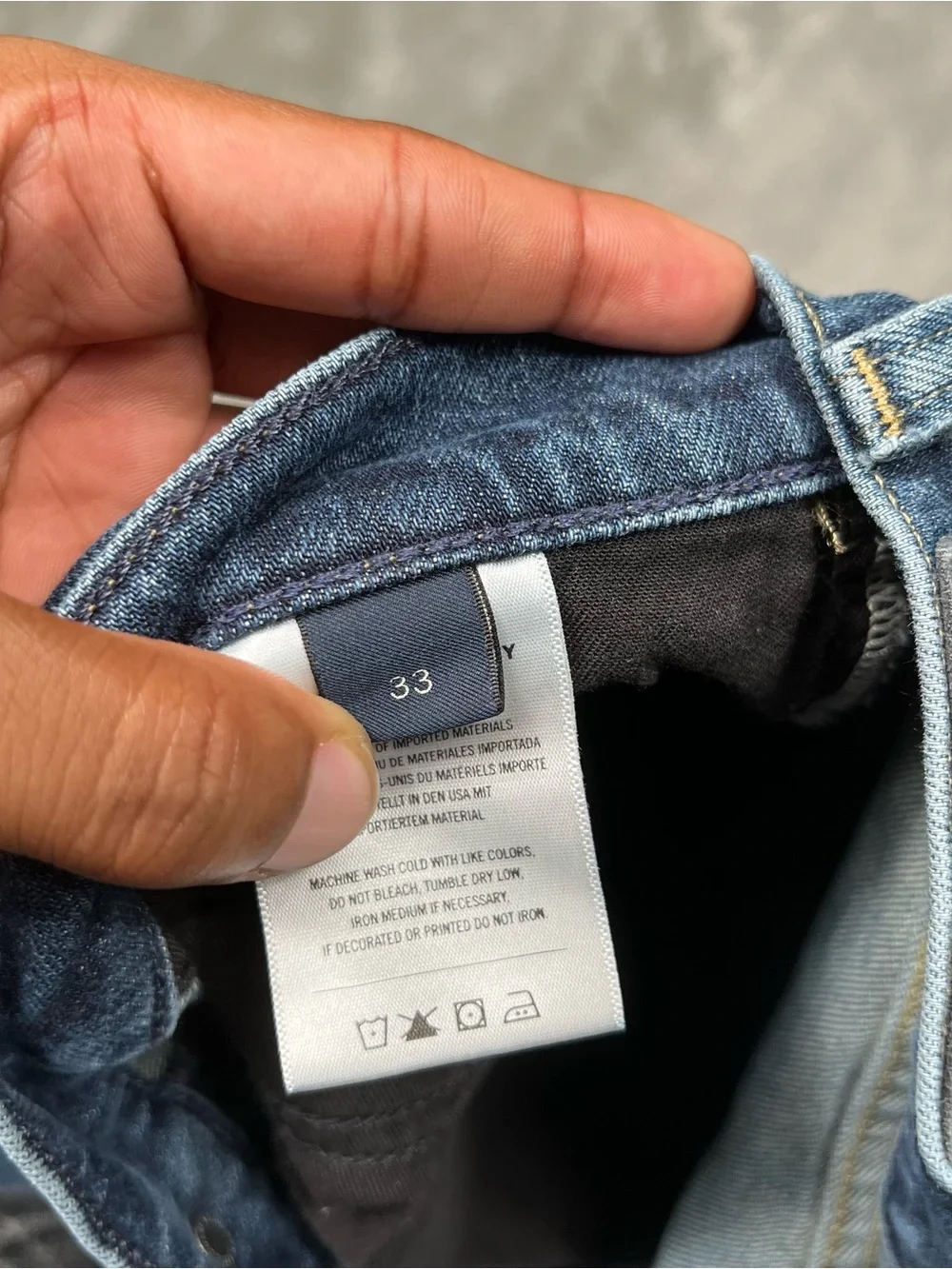 Citizens Of Humanity Elijah Jeans Mens 33x30 Blue Straight Denim Premium Vintage